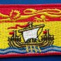New Brunswick Flag Patch Embroidered Iron On Applique