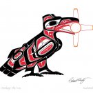 Raven Stealing the Sun Richard Shorty Art Card Northern Tuchone Yukon Native