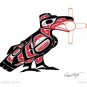 Raven Stealing the Sun Richard Shorty Art Card Northern Tuchone Yukon Native
