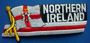 Northern Ireland Flag Patch Embroidered Iron On Applique