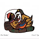 Peter & His Friends Norval Morrisseau Art Card Ojibway Native