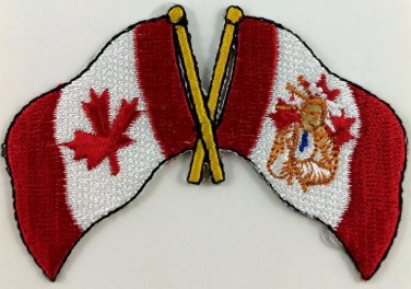 Canada / First Nations Flag Patch Embroidered Iron On Applique Canadian / Native