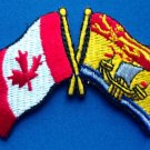 Canada / New Brunswick Flag Patch Embroidered Iron On Applique