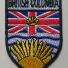 BC British Columbia Shield Crest Patch Badge Embroidered Iron On Sew On Canada