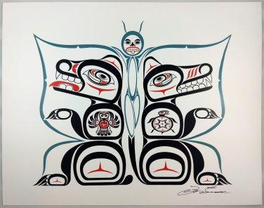New Start Lon French Signed Print Haida Northwest Coast Native Art