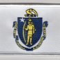 Massachusetts State Flag Patch Embroidered Iron On Applique