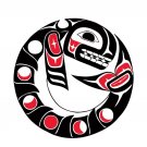 Moon Cycle Lon French Art Card Haida Northwest Coast Native