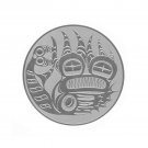 Haida Bullhead Drum Bill Reid Silver Embossed Art Card Northwest Coast Native