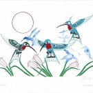 Migration Richard Shorty Art Card Northern Tuchone Yukon Native