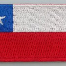 Chile Flag Patch Embroidered Iron On Applique Chilean