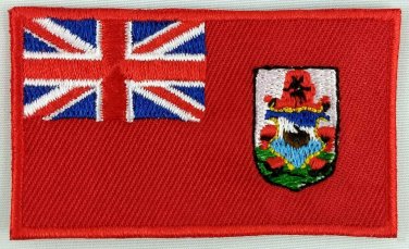 Bermuda Flag Patch Embroidered Iron On Applique Bermudian