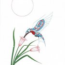 Serenity Hummingbird Richard Shorty Art Card Northern Tuchone Yukon Native
