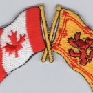 Canada / Scotland Lion Royal Standard Flag Patch Embroidered Iron On Applique