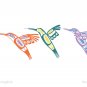 3 Hummingbirds Ben Houstie Art Card Heiltsuk Nation Bella Bella Native