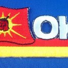 Oka Mohawk Warrior Unity Flag Patch Embroidered Iron On Applique