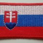 Slovakia Flag Patch Embroidered Iron On Applique Slovak
