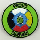 Proud Ojibway Patch Badge Embroidered Iron On Applique