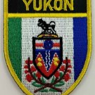 Yukon Flag Shield Crest Patch Embroidered Iron On Sew On Canada