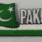 Pakistan Flag Patch Embroidered Iron On Applique