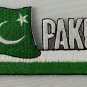 Pakistan Flag Patch Embroidered Iron On Applique