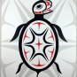 Sea Turtle Lon French Signed Print Haida Northwest Coast Native Art