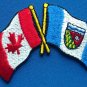 Canada / Northwest Territories Flag Patch Embroidered Iron On Applique