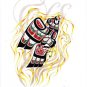 Rising Up From The Ashes - Phoenix Richard Shorty Art Card Tuchone Yukon Native