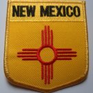 New Mexico State Shield Patch Embroidered Iron On Applique