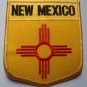 New Mexico State Shield Patch Embroidered Iron On Applique