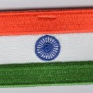India Flag Patch Embroidered Iron On Applique
