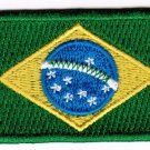 Brazil Flag Patch Embroidered Iron On Applique Brazilian Brasil