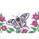 New Life - Butterfly Terrance Shorty Art Card Northern Tuchone Yukon Native