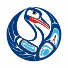 Blue Crane Eric Parnell Art Card Haida Northwest Coast Native