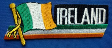 Ireland Flag Patch Embroidered Iron On Applique