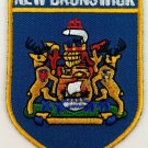 New Brunswick COA Shield Crest Patch Embroidered Iron On Sew On Canada