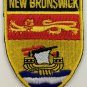 New Brunswick Flag Shield Crest Patch Embroidered Iron On Sew On Canadian