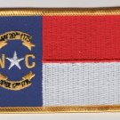 North Carolina State Flag Patch Embroidered Iron On Applique