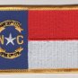 North Carolina State Flag Patch Embroidered Iron On Applique