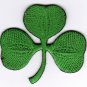Shamrock Patch Embroidered Iron On Applique Irish Lucky Green Clover