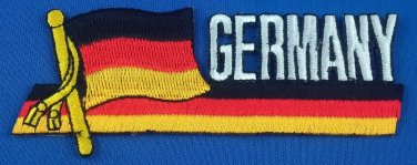 Germany Flag Patch Embroidered Iron On Applique