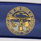 Nebraska State Flag Patch Embroidered Iron On Applique