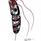 Eagle Feather Richard Shorty Art Card Northern Tuchone Yukon Native