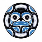 Face Derek Thomas Art Card Metis Coast Salish Art