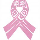 Pink Ribbon Derek Thomas Art Card Metis Coast Salish Art