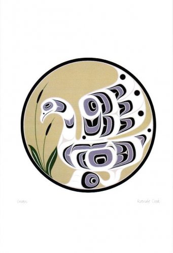Swan Rande Cook Art Card Northwest Coast Native
