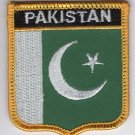 Pakistan Shield Crest Patch Embroidered Iron On Applique