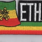 Ethiopia Flag Patch Embroidered Iron On Applique