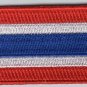 Thailand Flag Patch Embroidered Iron On Applique Thai