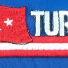 Turkey Flag Patch Embroidered Iron On Applique