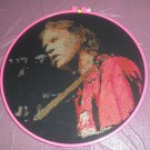 Neil Young Completed cross stitch